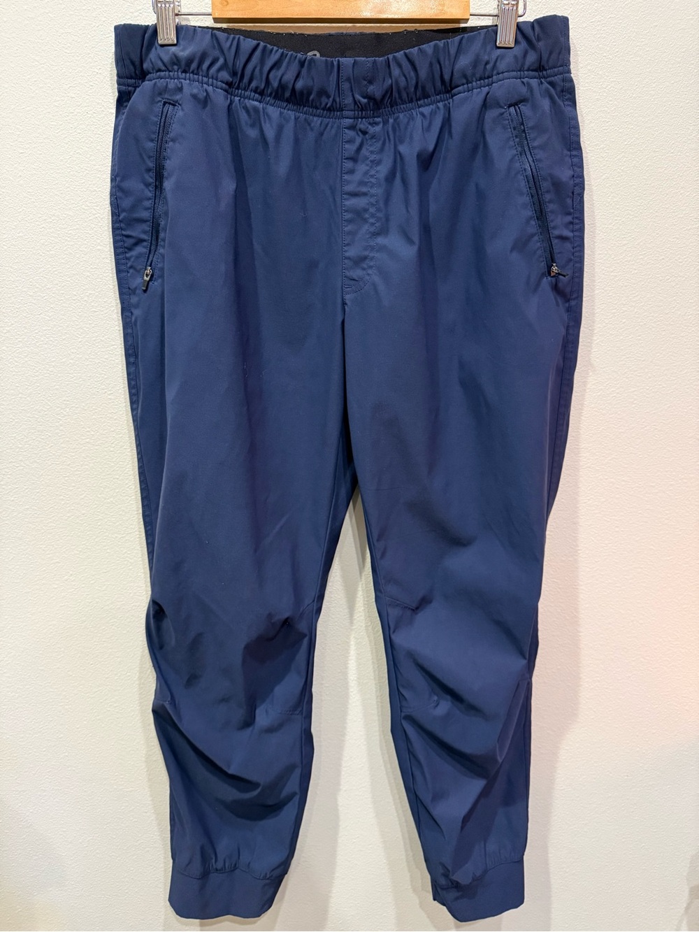 Eddie Bauer Navy Elastic-Waist Joggers